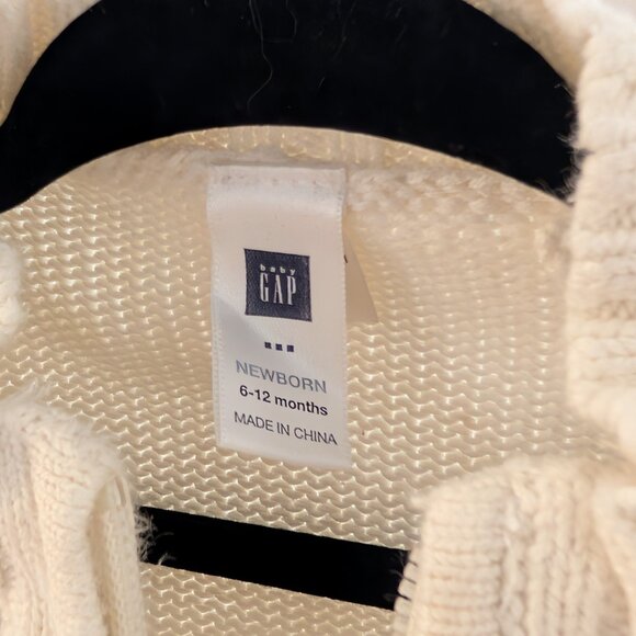 2/$20 💚 babyGap Holiday 2007 Reindeer Fair Isle Zip Sweater | 6-12M - Picture 6 of 7